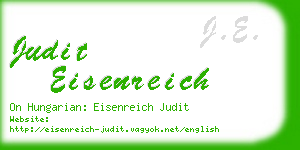 judit eisenreich business card